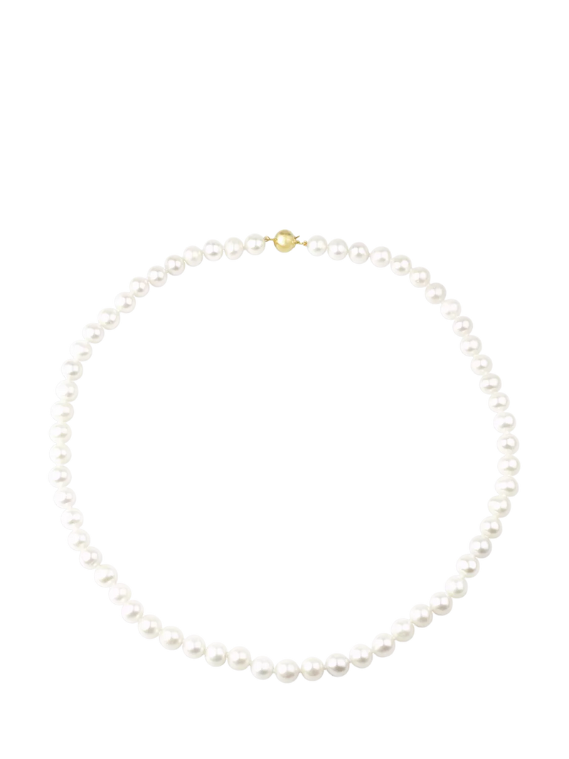 E.W Adams white freshwater pearl necklace 18 inch, UK version