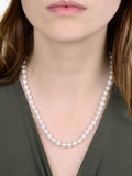 E.W Adams white freshwater pearl necklace 18 inch, UK version