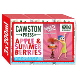 Cawston Press Apple & Summer Berries Juice   3 x 200ml GOODS M&S   