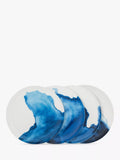 Rick Stein Coves of Cornwall dinner plates set of 4 Blue/White 28cm, imported from the UK