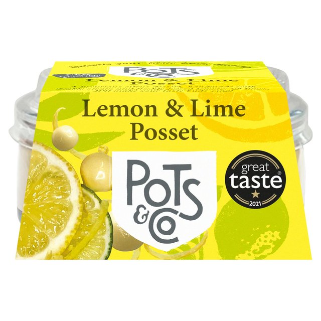 Pots & Co Lemon & Lime Posset Pot   91g GOODS M&S   