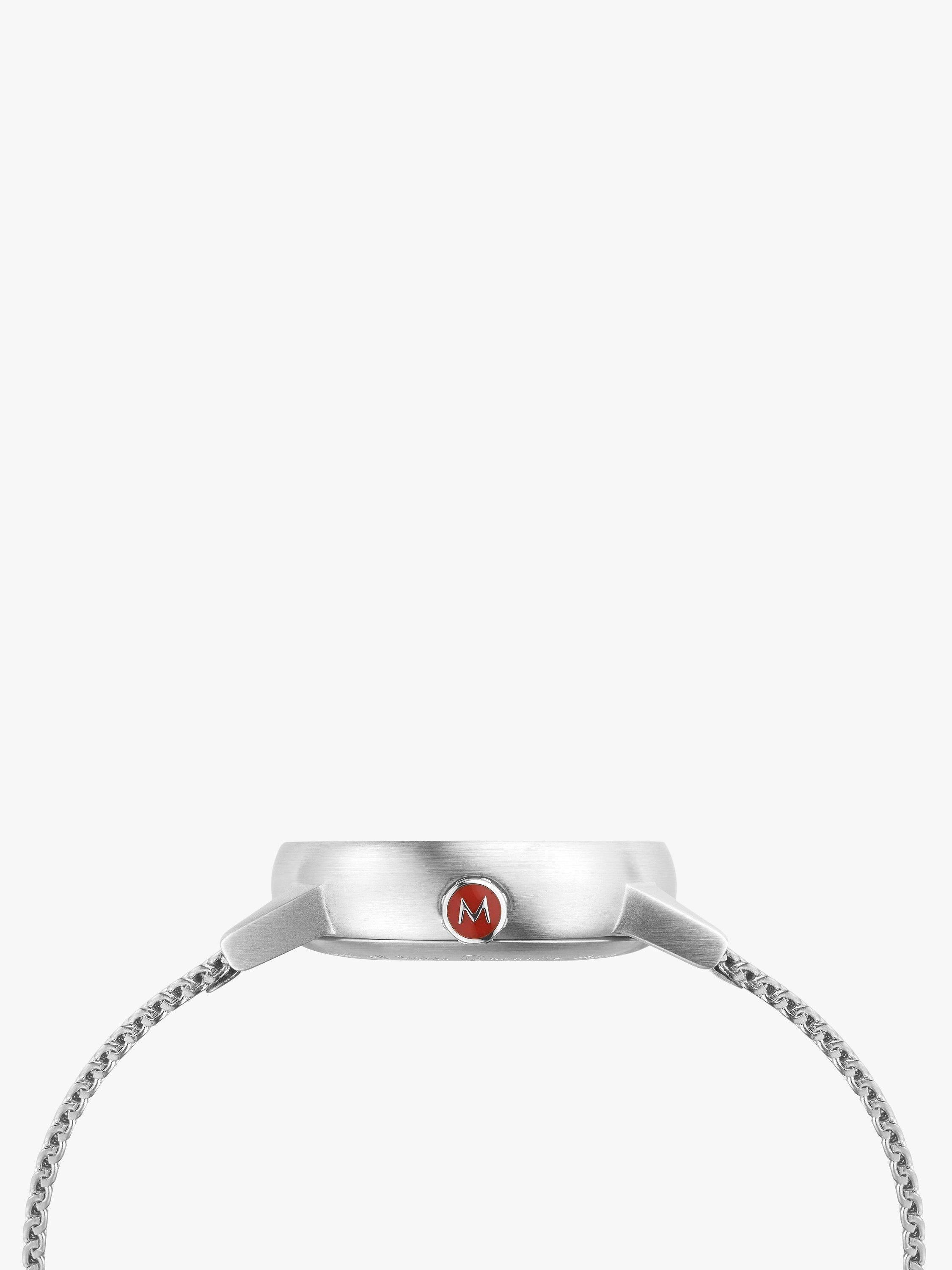 Mondaine women's watch 30mm date mesh bracelet (British brand)