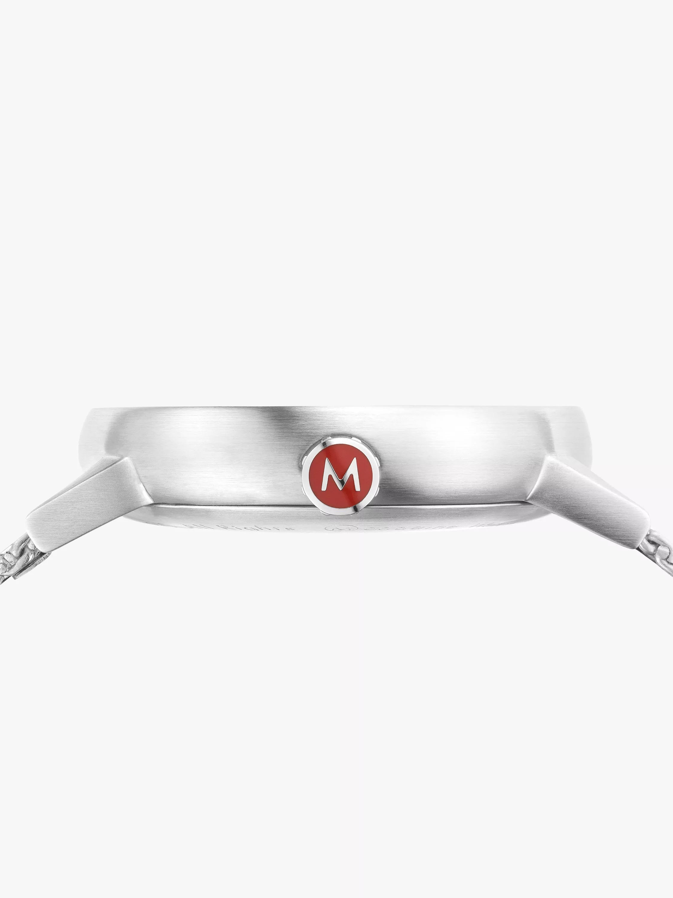 Mondaine Evo 2 watch with date and mesh band 40mm, UK version