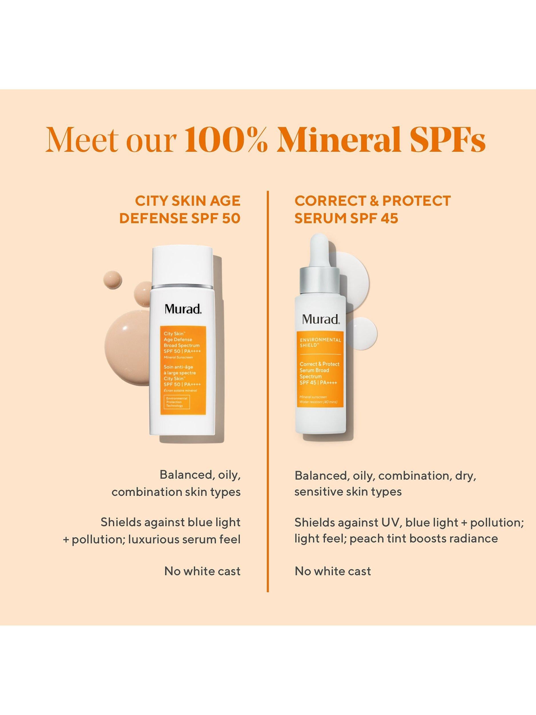Murad mineral sunscreen SPF 50 PA++++ 50ml, imported from the UK