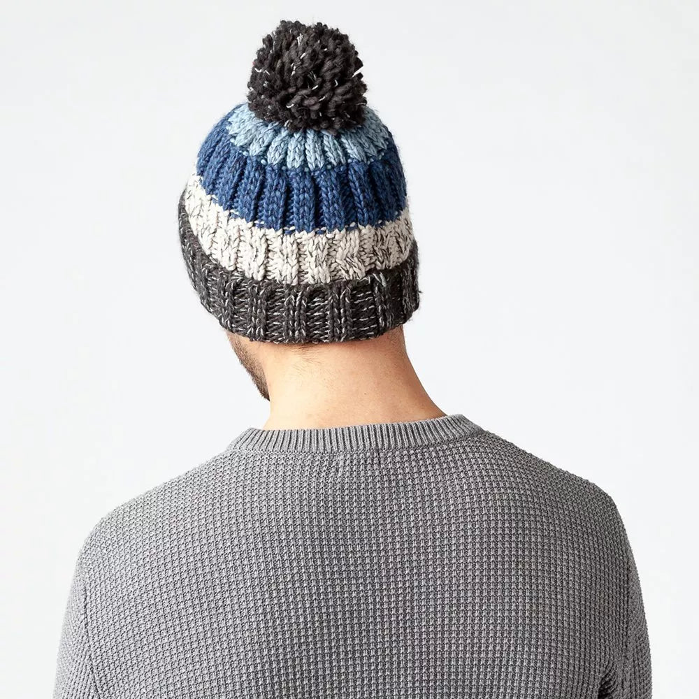 Barts striped acrylic beanie, one size - British product