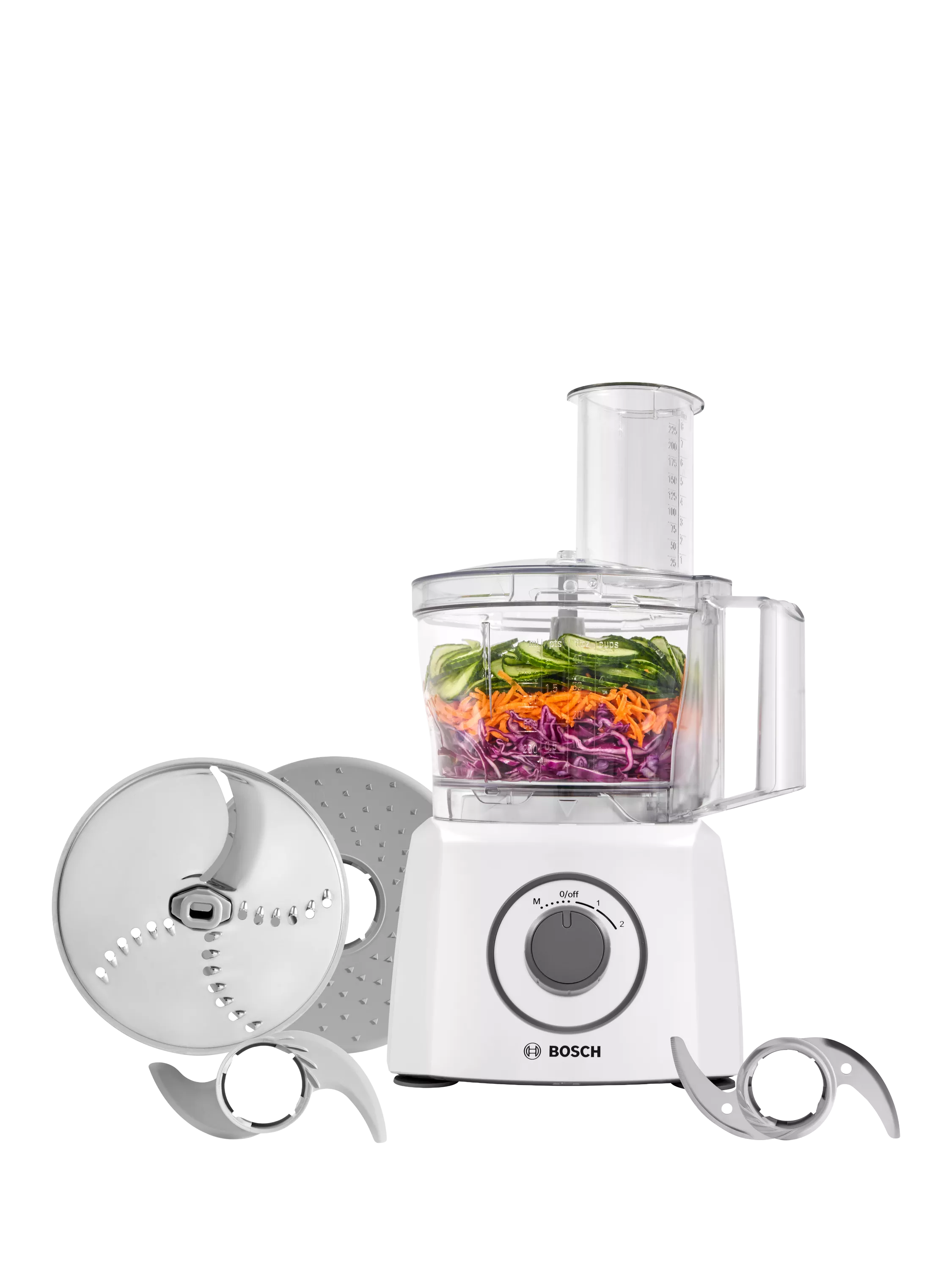 Bosch MultiTalent3 food processor 800W white - British product