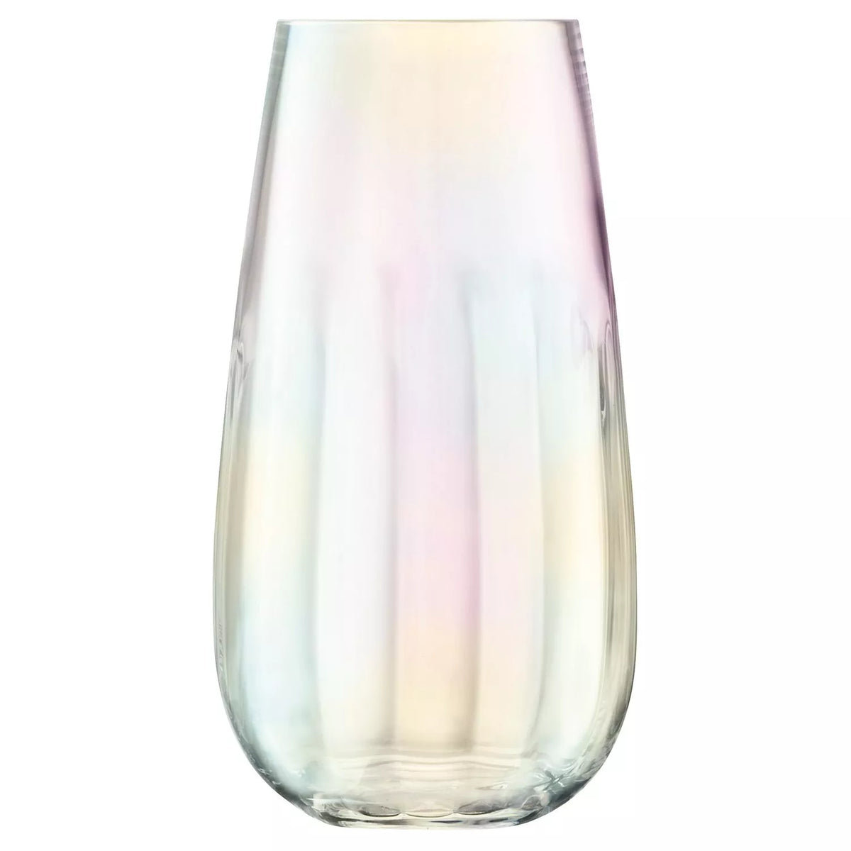LSA International Pearl Optic Wide Vase H28cm, UK version