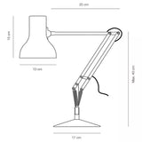 Anglepoise Paul Smith Type 75 Mini Edition lamp, imported from the UK
