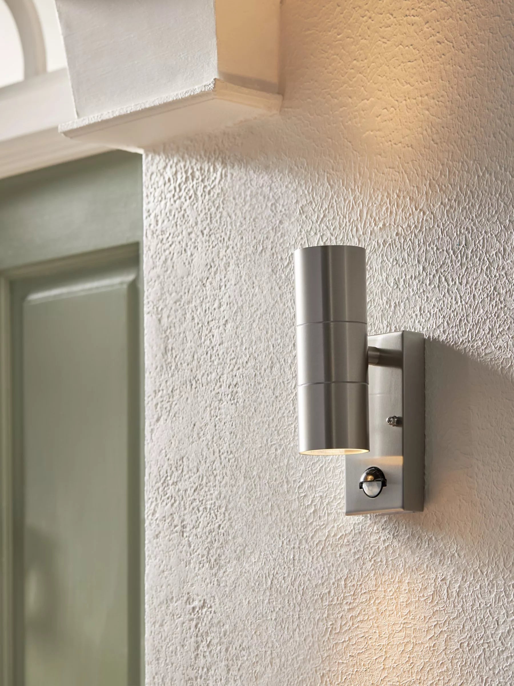 John Lewis Strom LED outdoor wall light steel H21.5cm (British brand)
