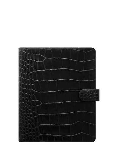 Filofax Classic Croc Ebony A5 Planer Organizer