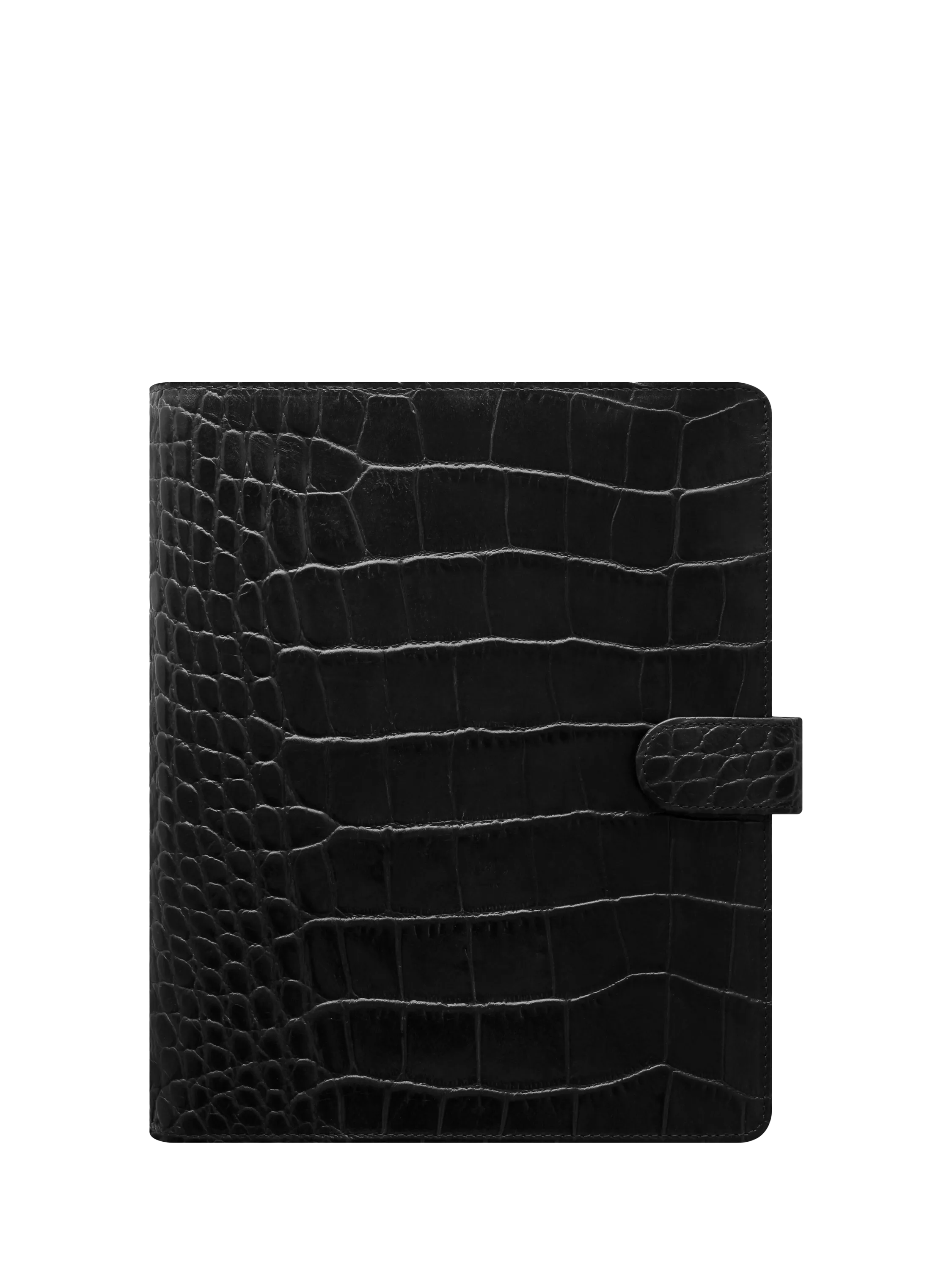 Filofax Classic Croc A5 Organiser in Ebony - British product