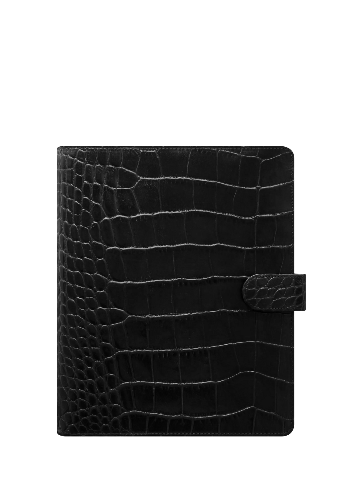 Filofax Classic Croc A5 Organiser in Ebony - British product