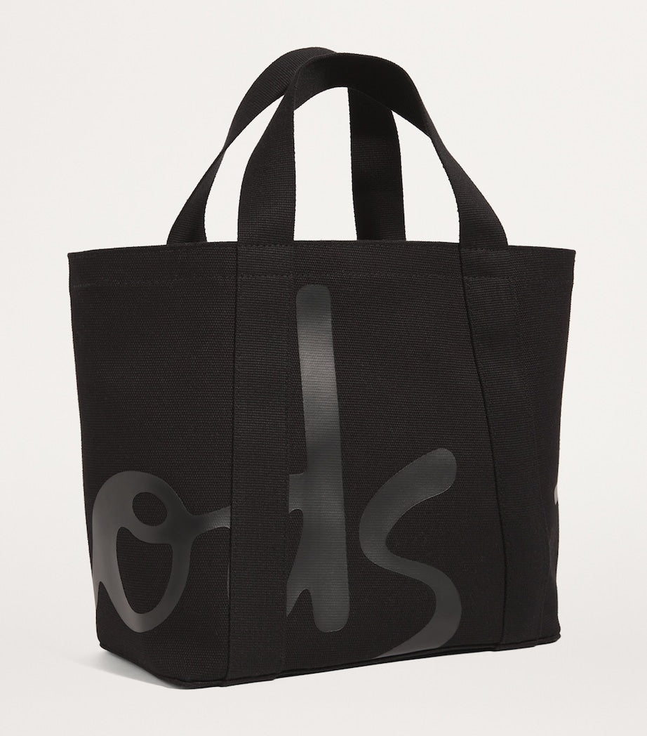 Harrods mini cotton logo tote bag, UK version