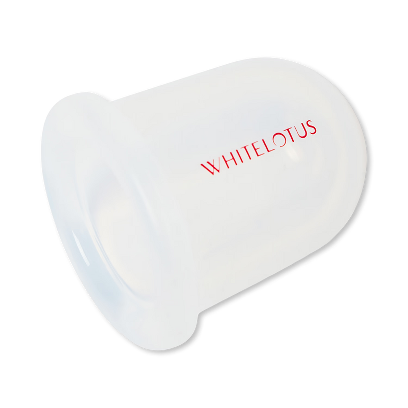 White Lotus Beauty silicone body sculpting cup massage tool, UK version