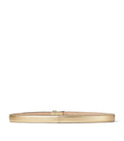 Jimmy Choo Helina mini leather belt with gold buckle, imported from the UK