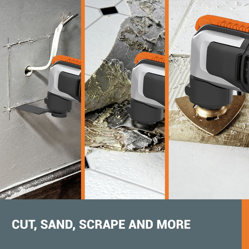 WORX WX686 Sonicrafter electric multitool with accessories (British brand)
