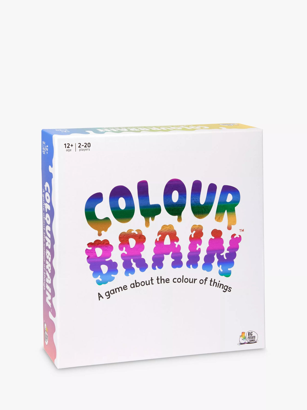 Big Potato Colour Brain Spielbox mit Farbkarten – Britisches Produkt