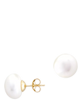 E.W Adams 9ct Gold Freshwater Pearl Stud Earrings