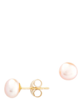 E.W Adams freshwater pearl stud earrings 9ct gold, UK version