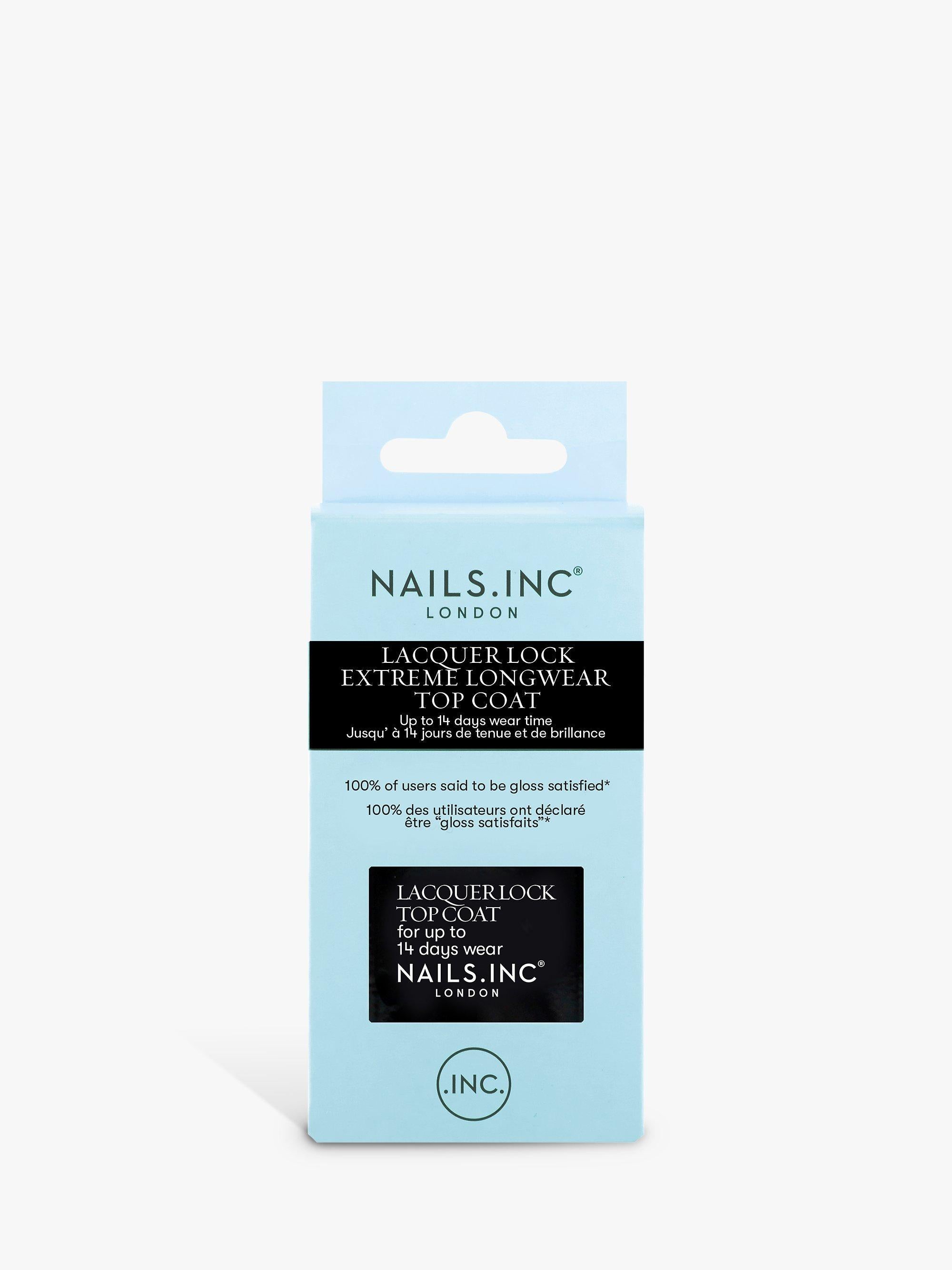 Nails Inc Lacquer Lock top coat 14ml, imported from the UK