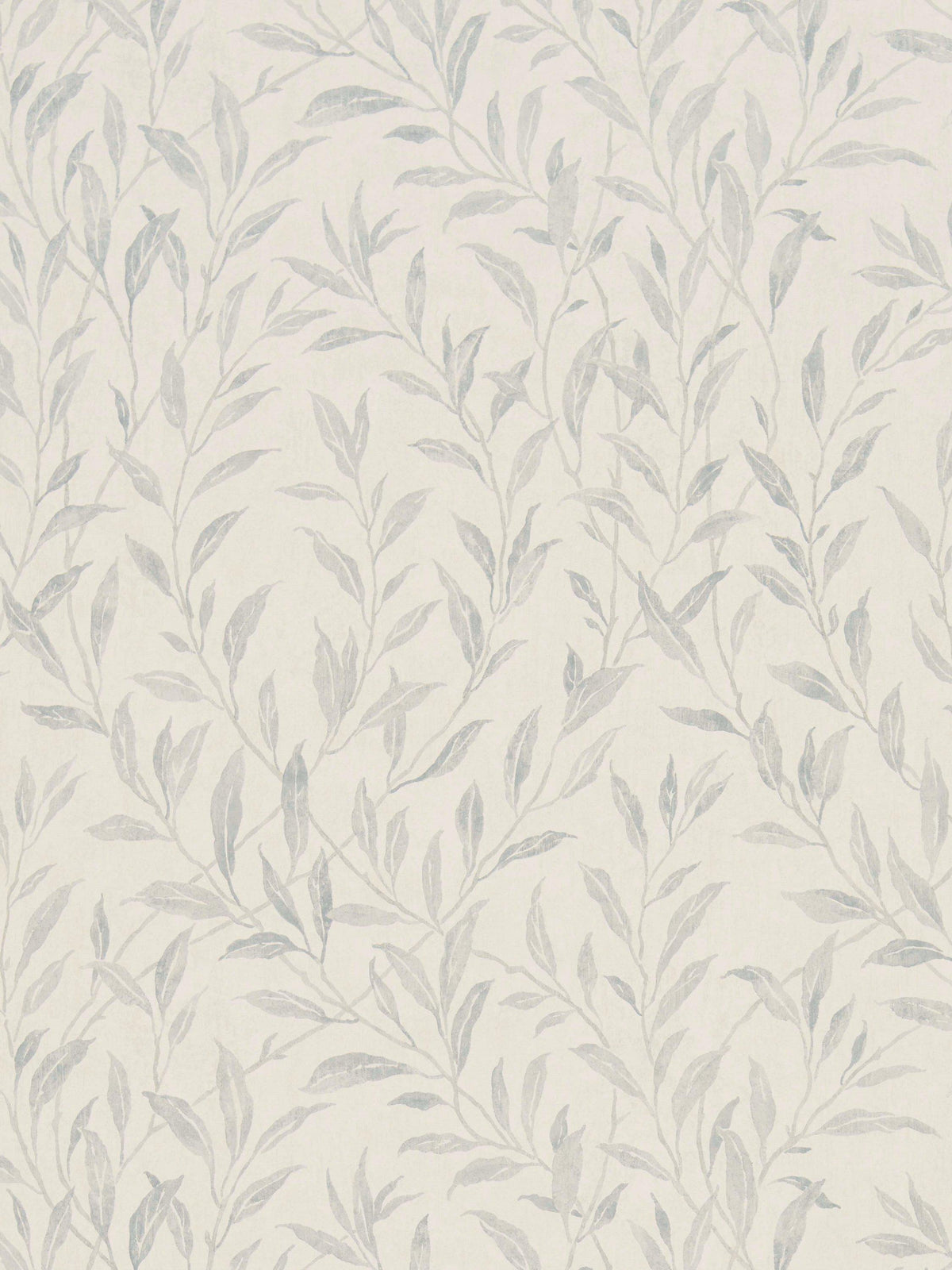 Trailing Willow Leaf and Trellis Pattern Wallpaper