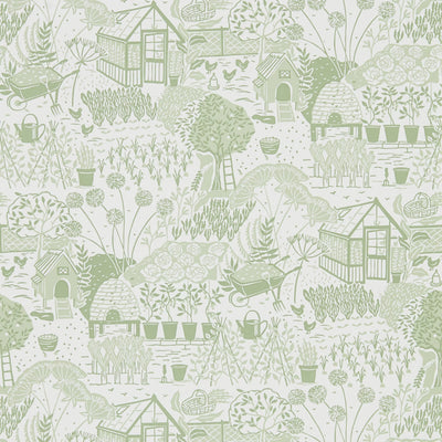 Sanderson The Allotment Tapete