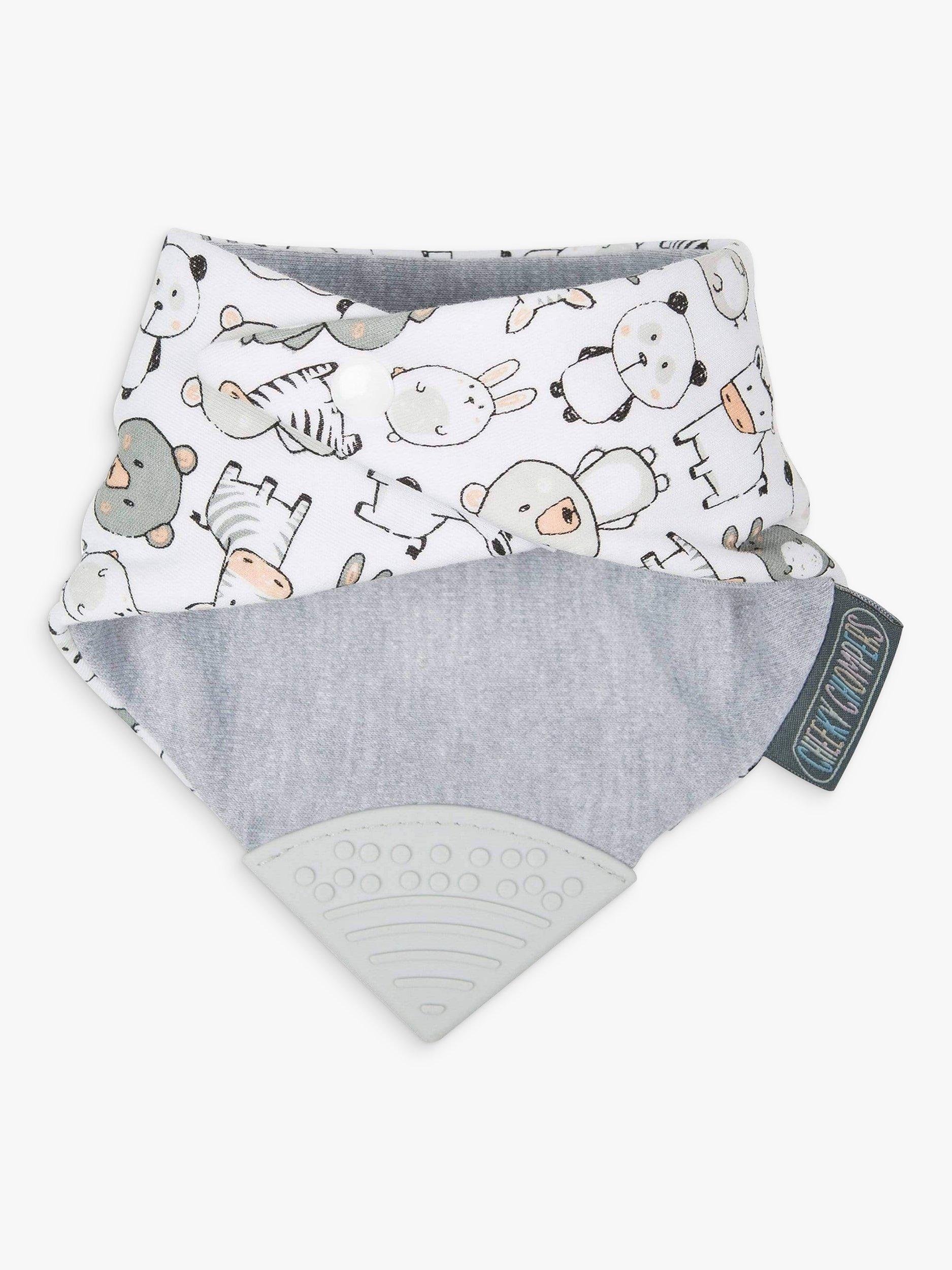 Cheeky Chompers Teething Dribble Bib, Panda Pals