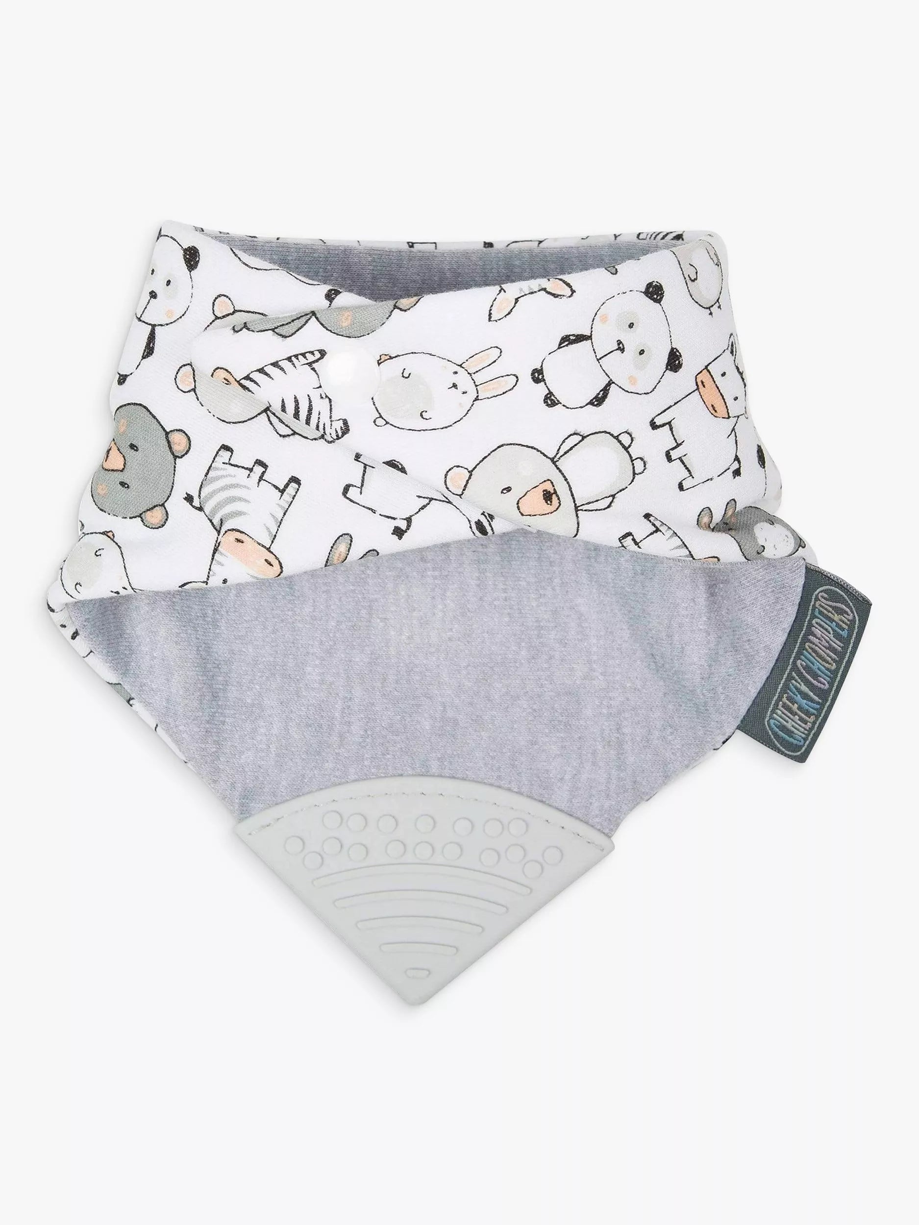 Cheeky Chompers teething dribble bib Panda Pals - British product