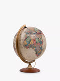 Nova Rico Colombo illuminated globe 30cm walnut pedestal, imported from the UK