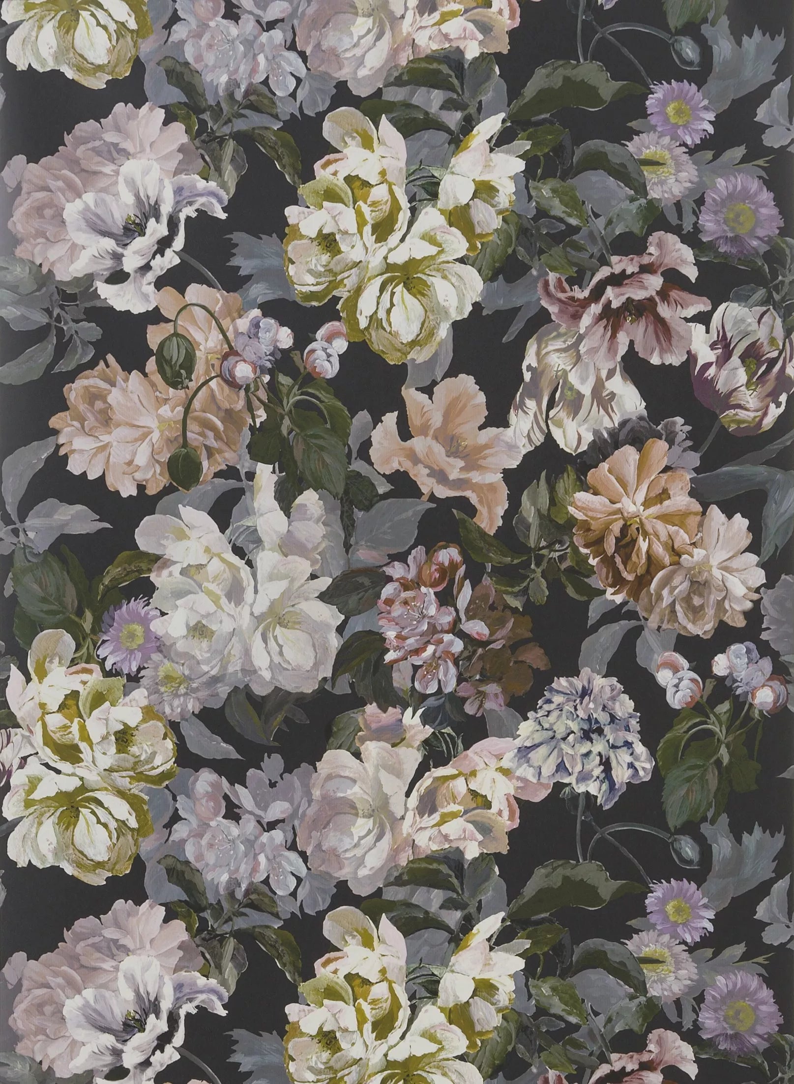 Designers Guild Delft Flower wallpaper floral pattern, UK version