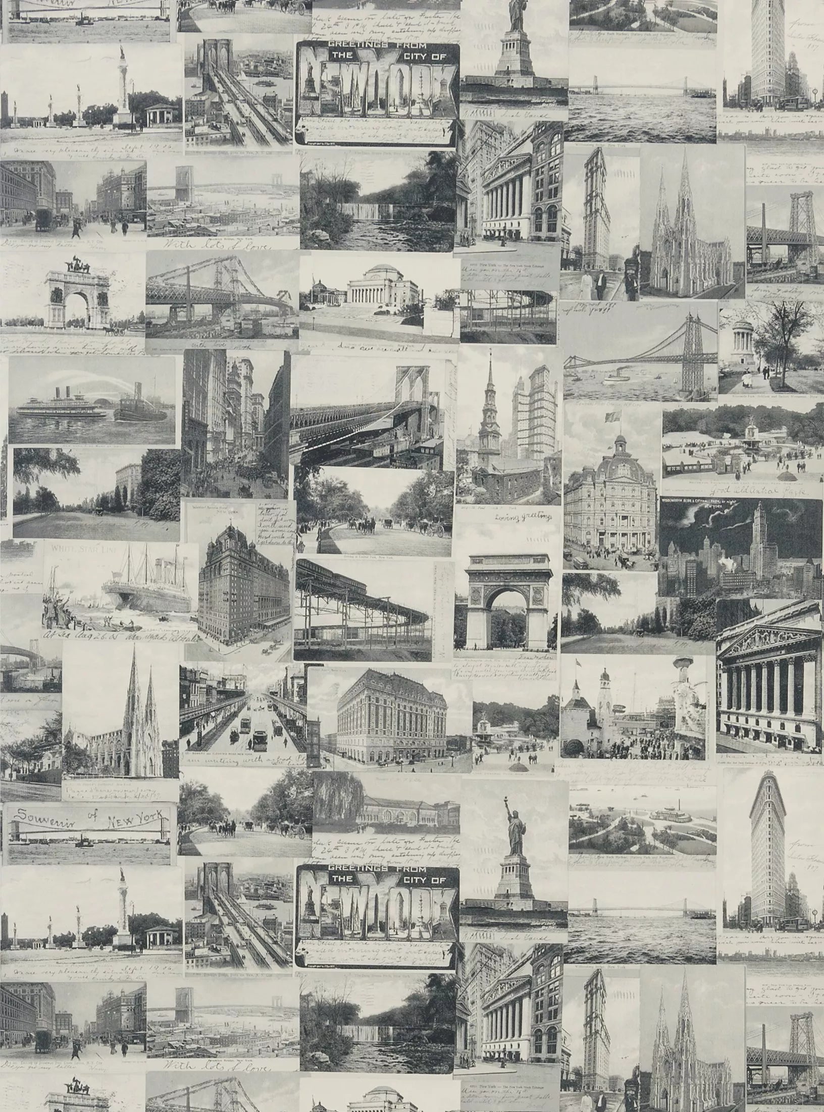 Ralph Lauren New York Postcard Wallpaper L10m x W68.5cm