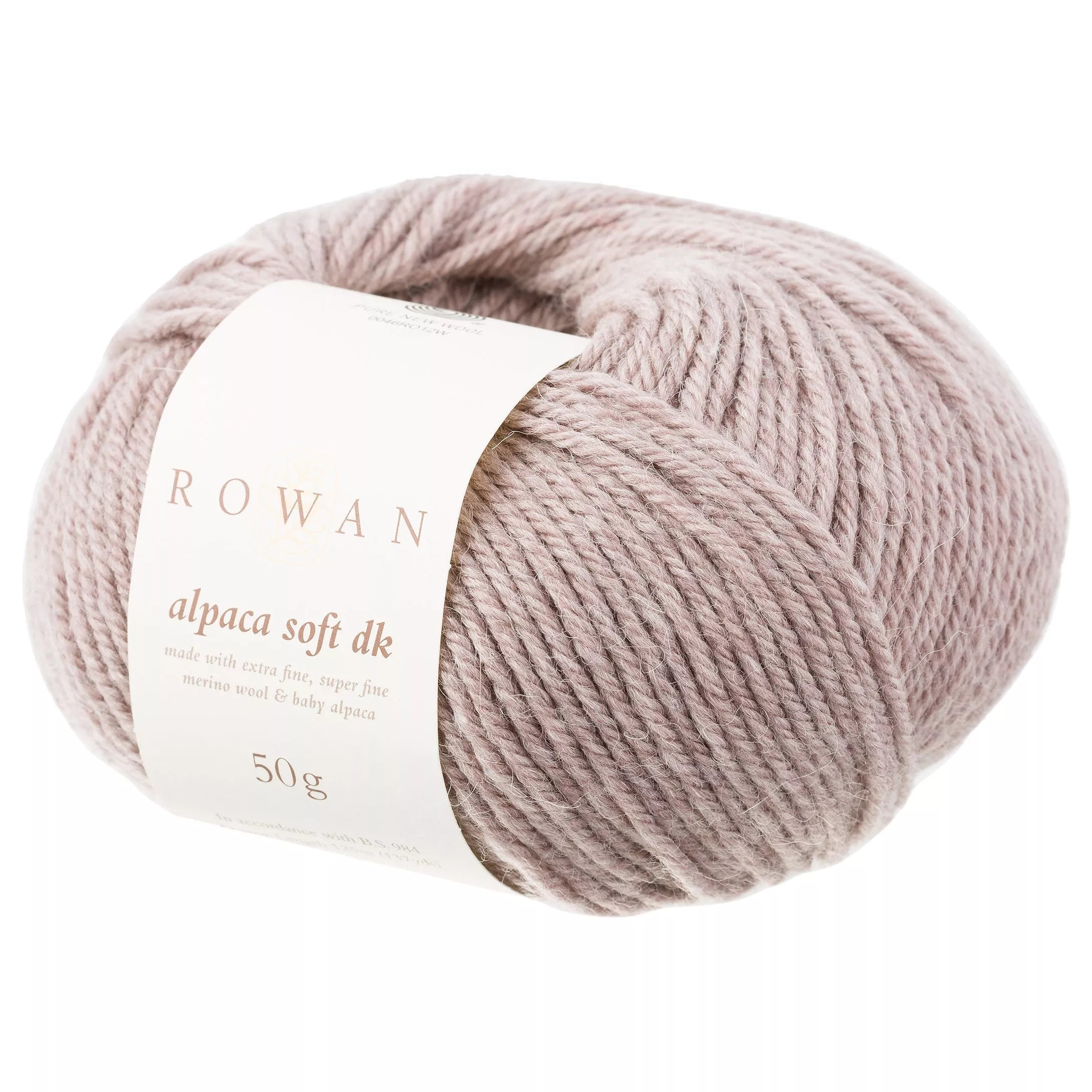 Alpaca and Wool Blend DK Yarn 50g in Champagne
