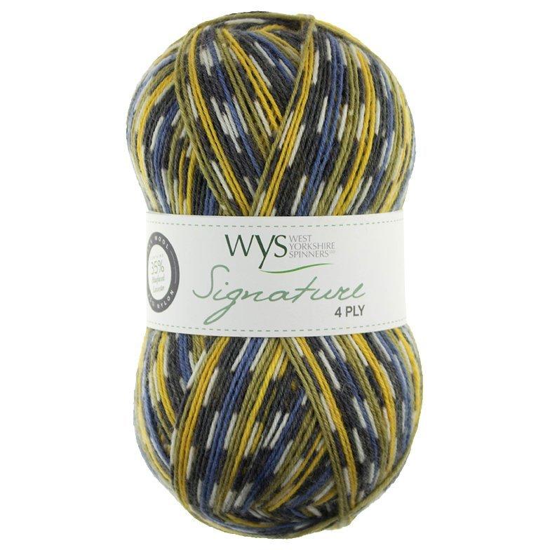 West Yorkshire Spinners Signature 4 Ply Yarn 100g (British brand)