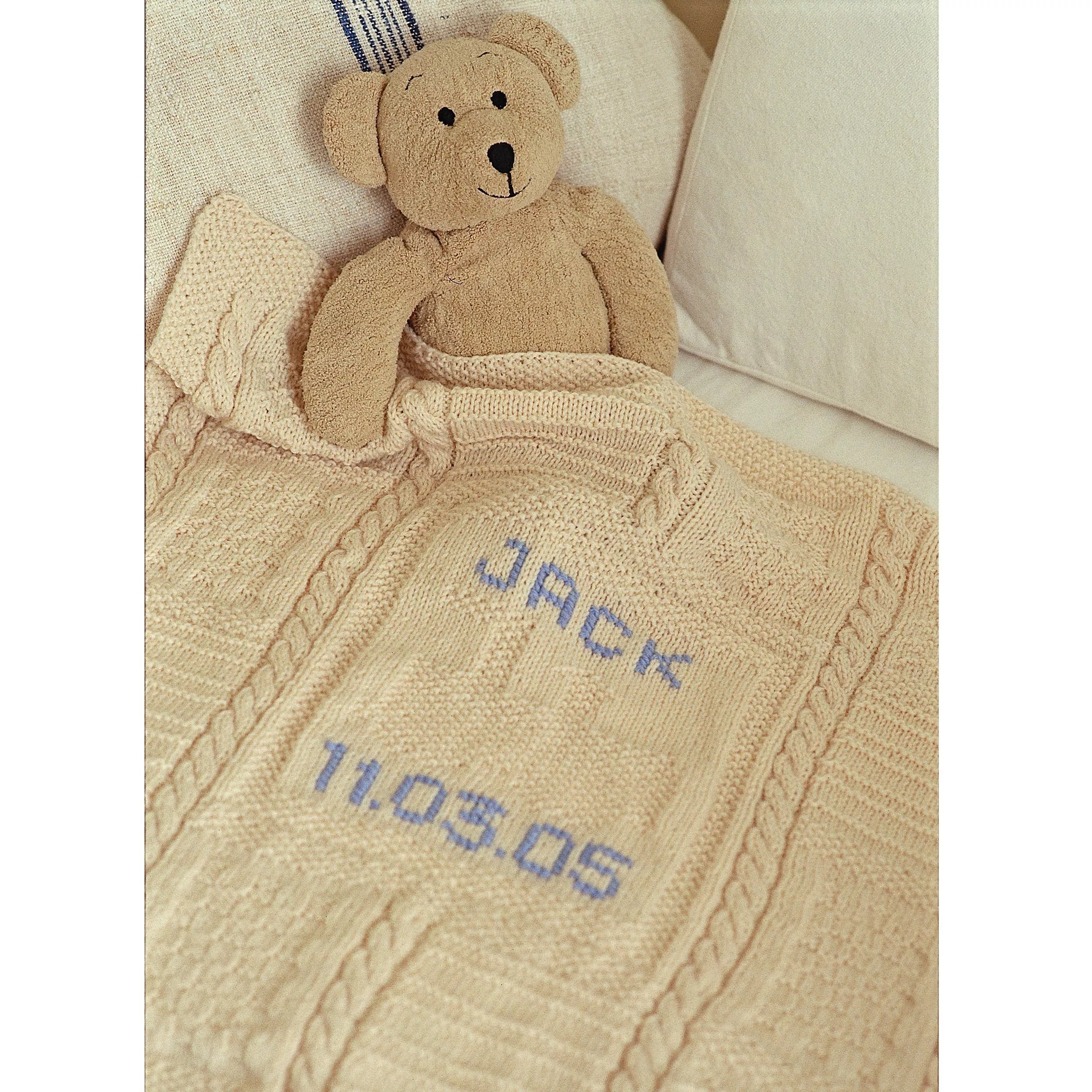 Sirdar baby blanket knitting pattern - (British brand)