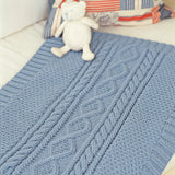 Sirdar baby blanket knitting pattern - (British brand)