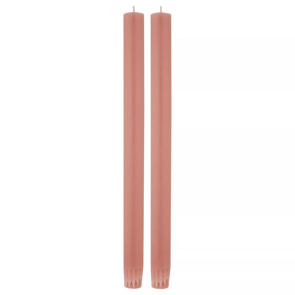 True Grace baby pink dinner candle pair - UK version