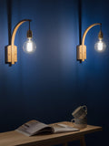 Tom Raffield Hanter wall light oak - British product