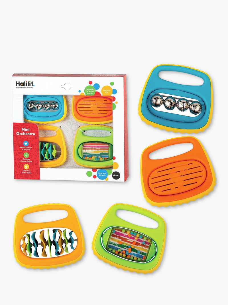 Halilit Rhythm Pals musical instrument set, UK version