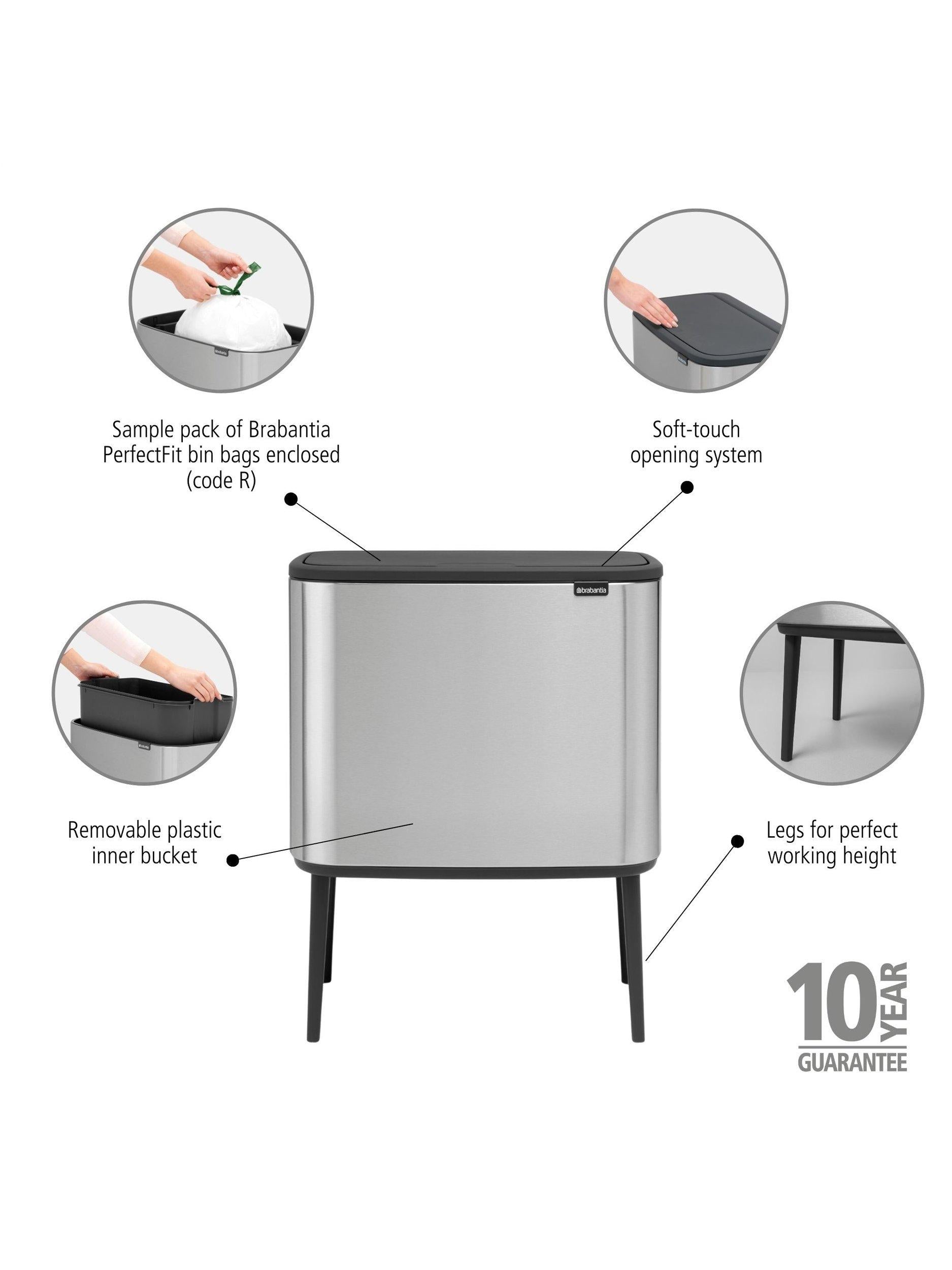 Brabantia Bo Touch Bin 36L - British product