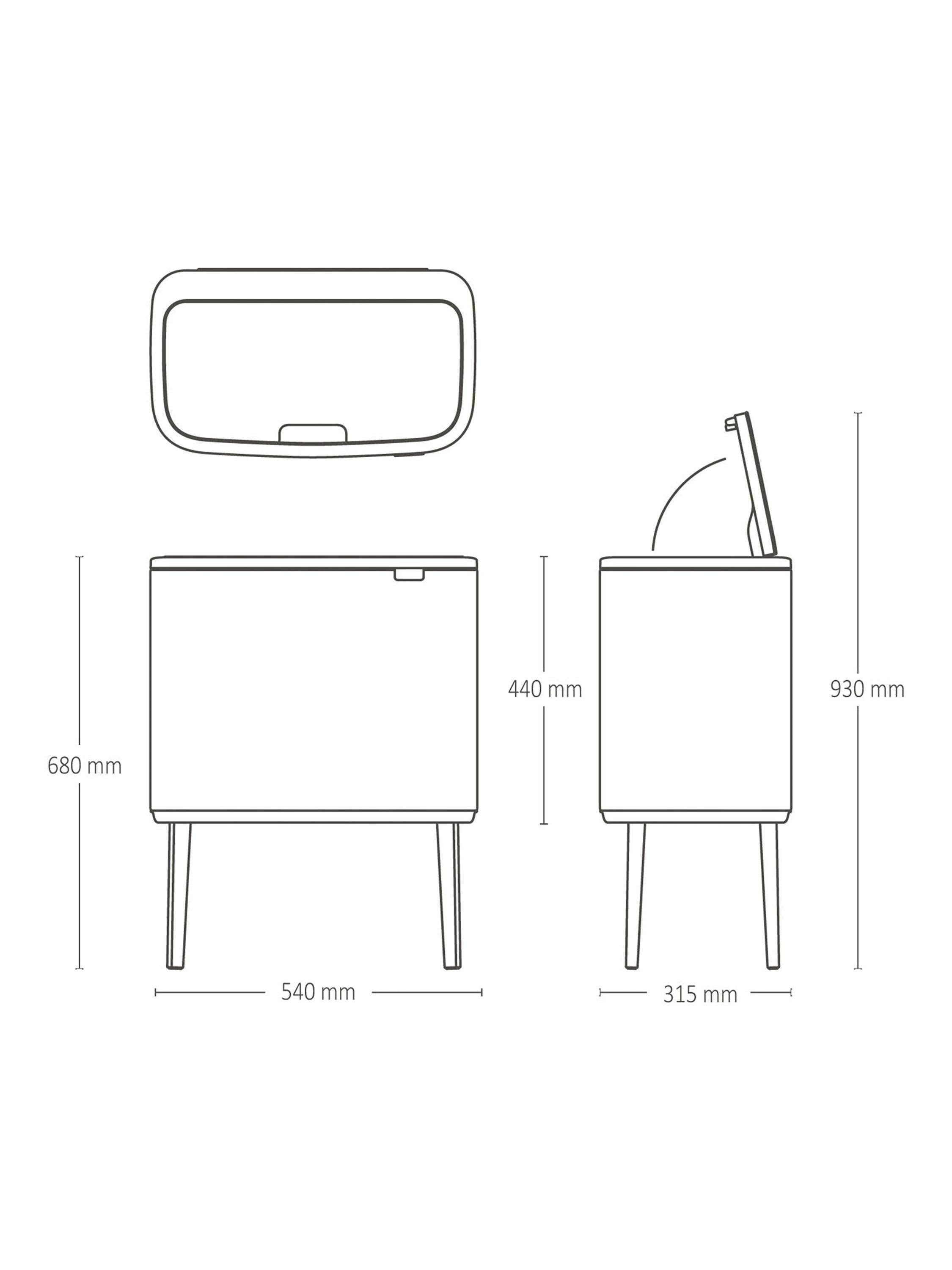 Brabantia Bo Touch Bin 36L - British product