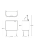 Brabantia Bo Touch Bin 36L - British product