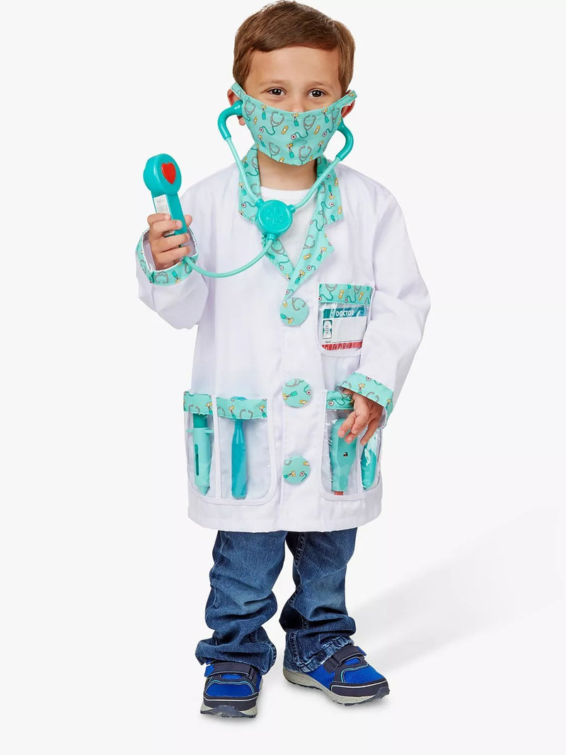 Melissa & Doug doctor children's costume 3-6 years (British brand)