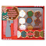 Melissa & Doug wooden cookie set with 12 toppings, UK version