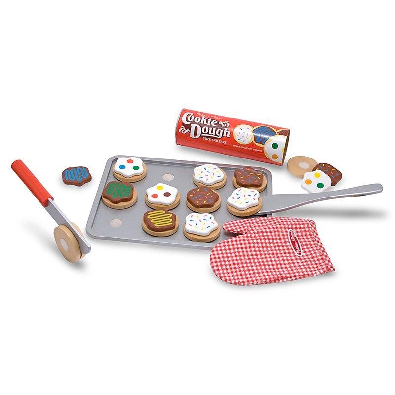 Melissa & Doug wooden cookie set with 12 toppings, UK version