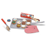 Melissa & Doug wooden cookie set with 12 toppings, UK version