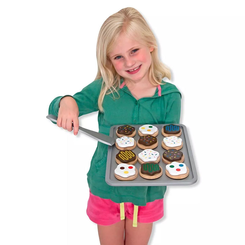Melissa & Doug wooden cookie set with 12 toppings, UK version