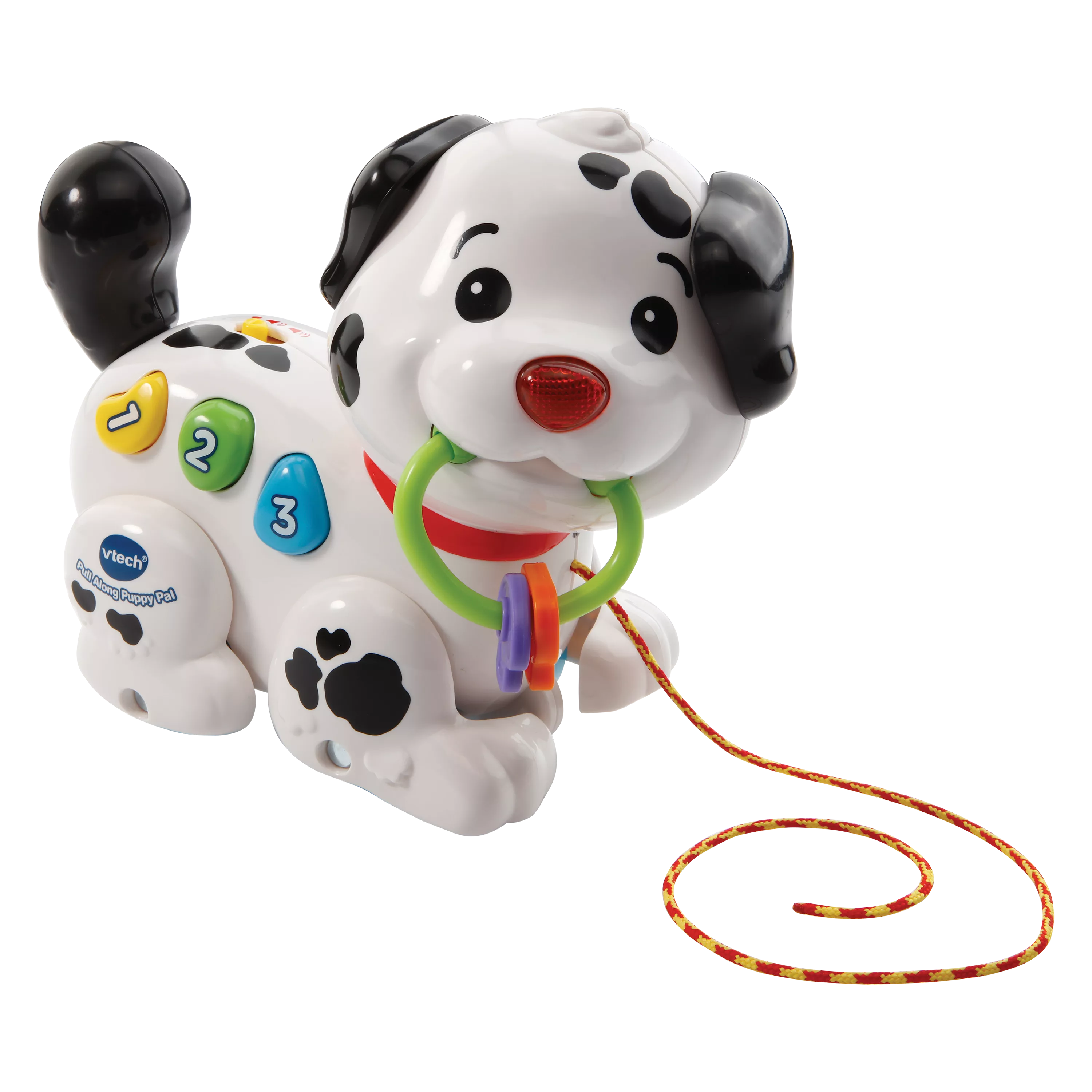 VTech pull-along puppy interactive toy with sounds (British brand)