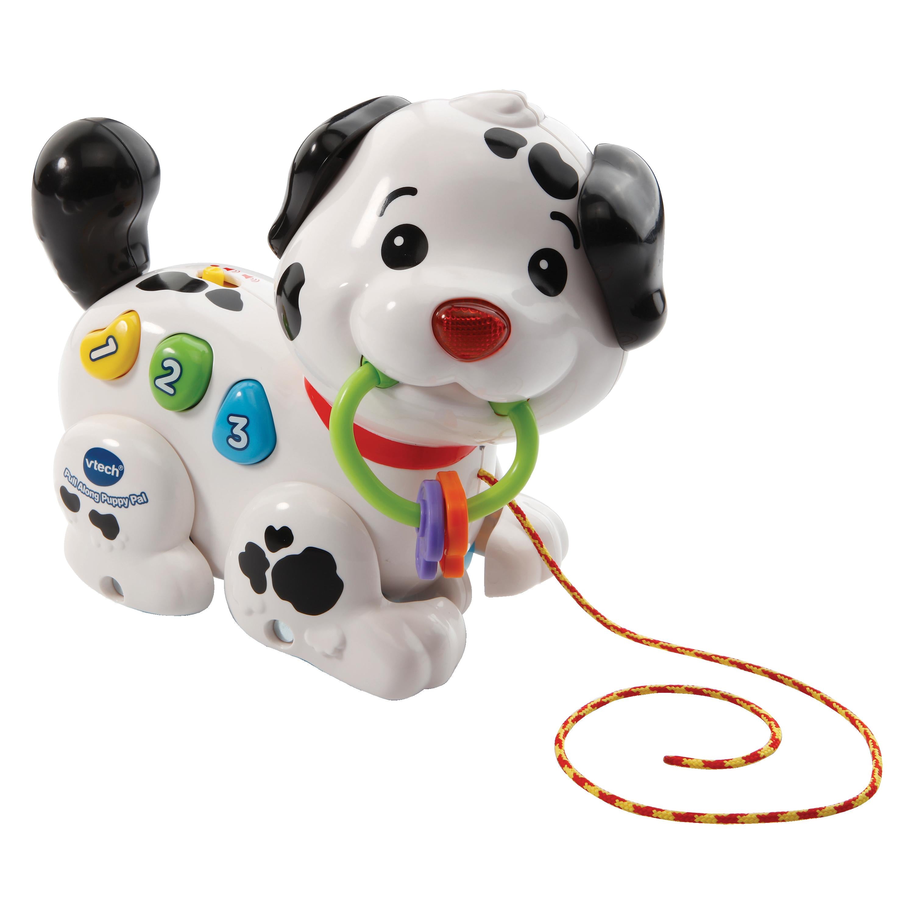 VTech pull-along puppy interactive toy with sounds (British brand)