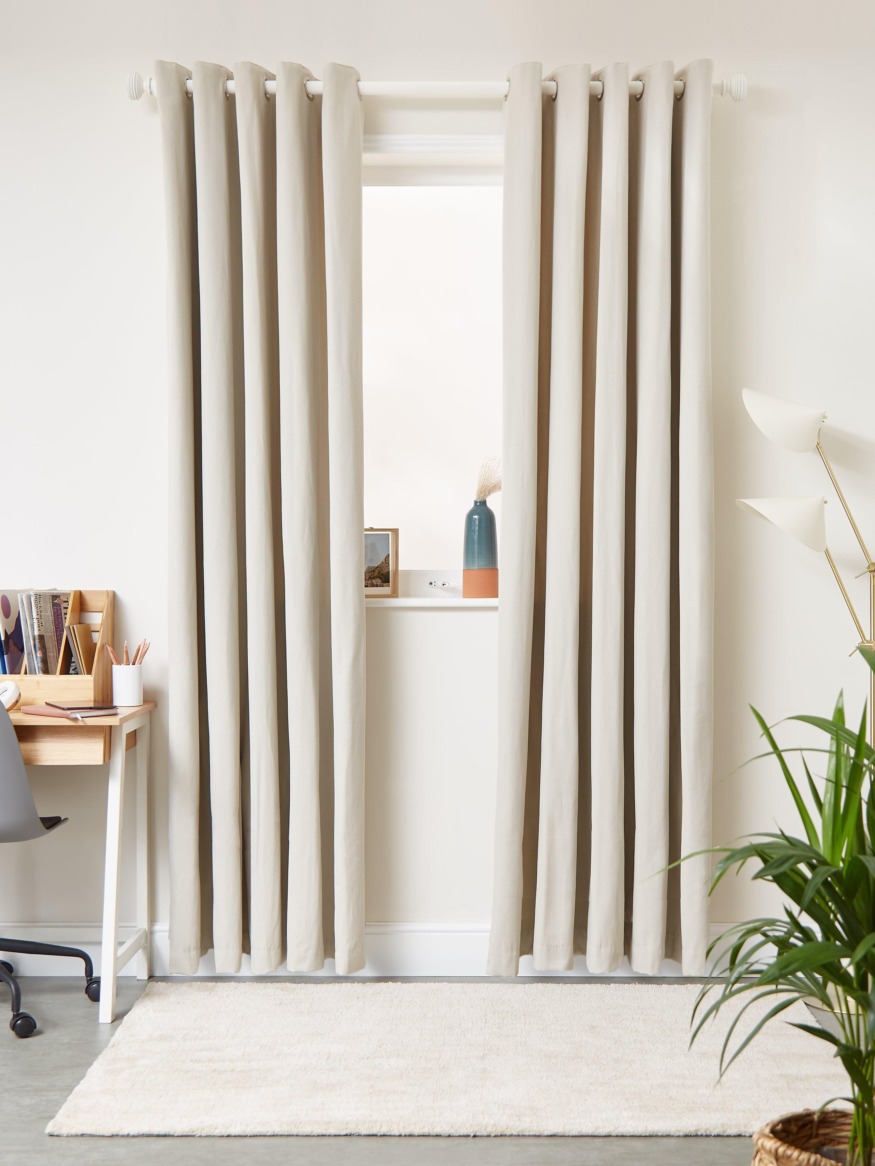 John Lewis Arlo Lined Eyelet Curtains, UK version