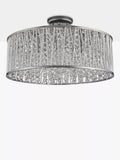 John Lewis ceiling light Emilia large crystal drum flush, UK version